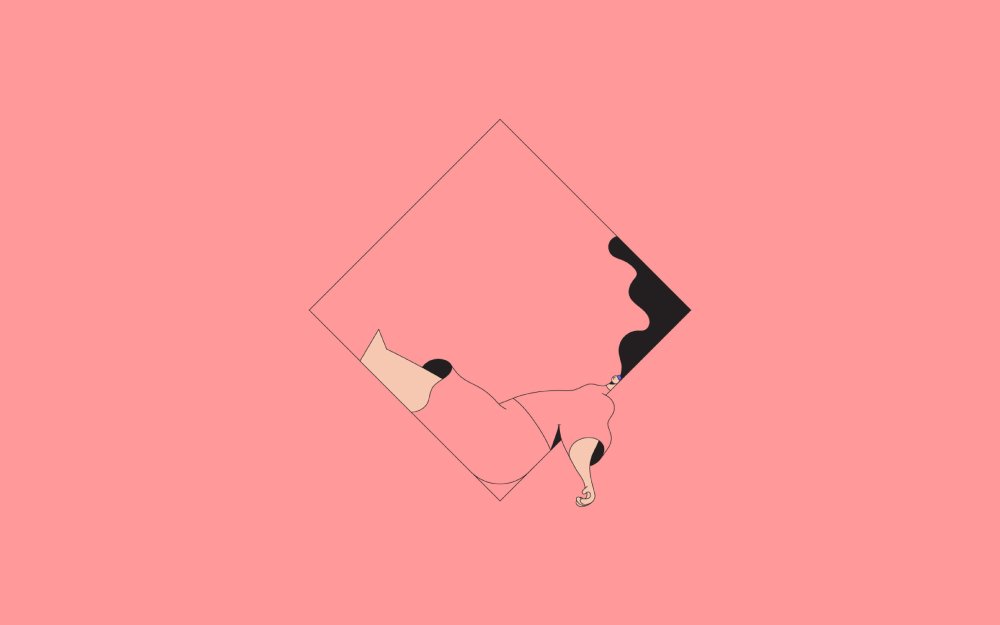 Wallpaper on the desktop minimalism