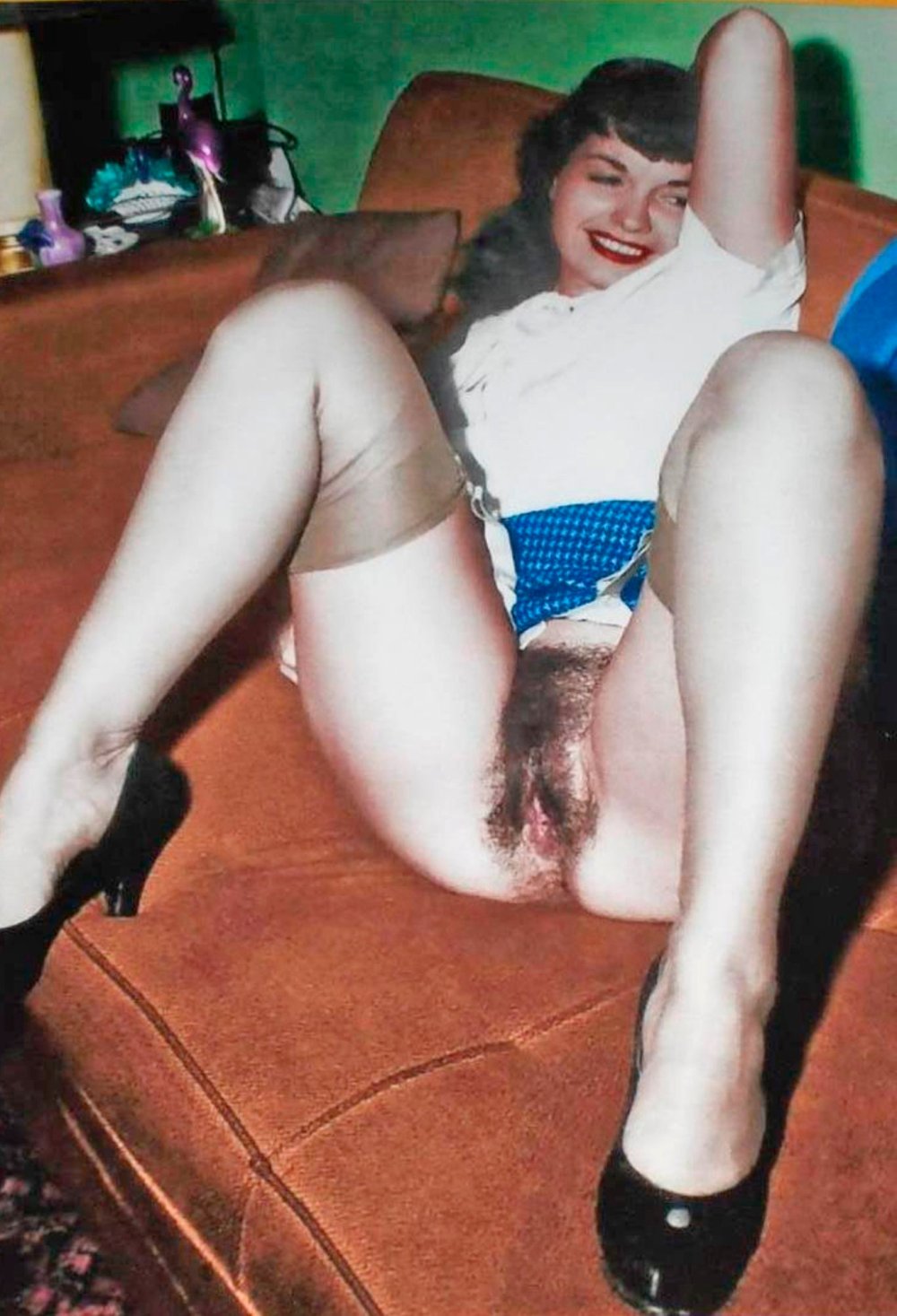 Betty Page in old age naked