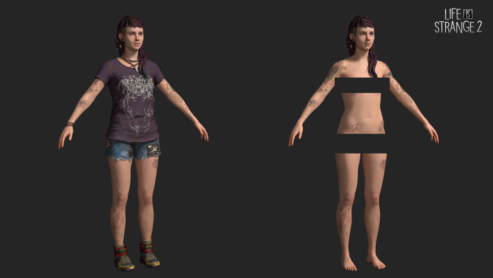 Max Caulfield and Chloe Price Arty