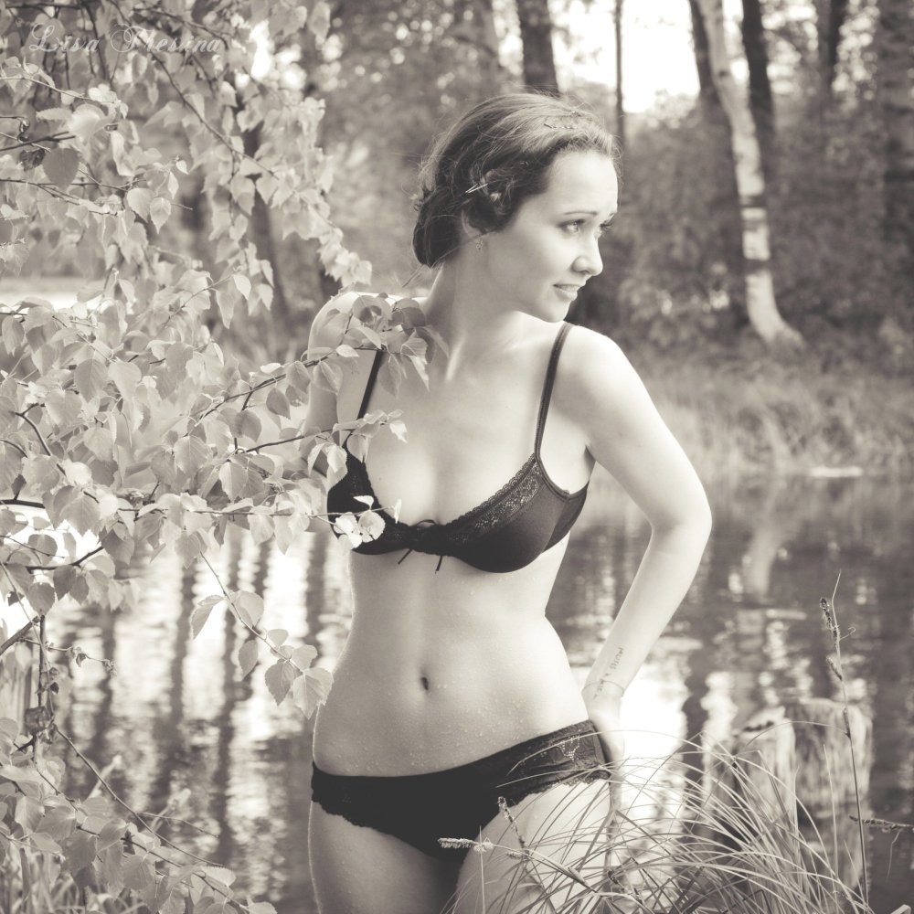 Absolutely naked Ksenia Egorova, fashion model