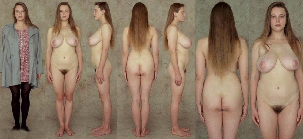 Girls undress at the casting