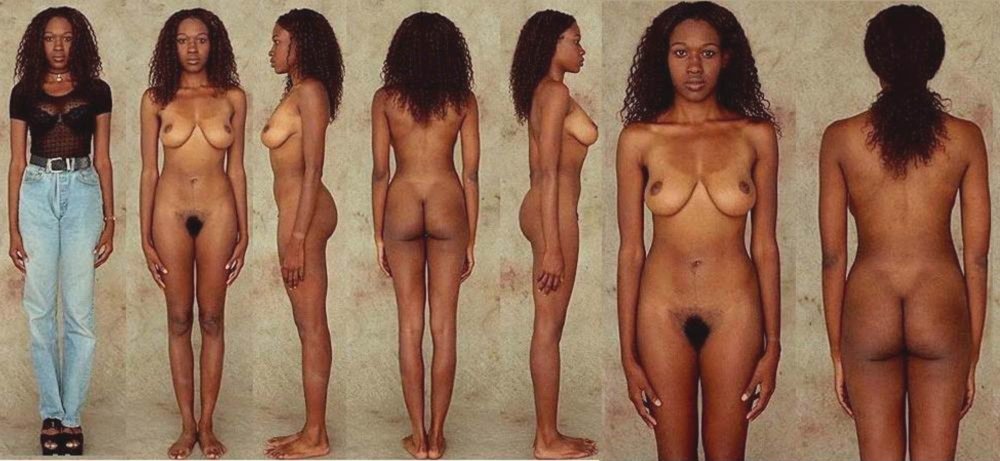 The girl undresses at the casting
