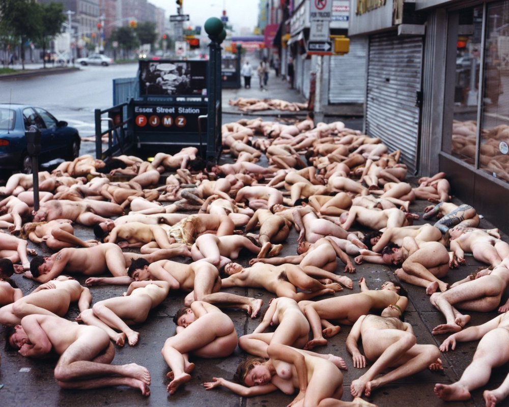 Forced nakedness on the street