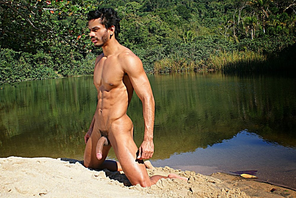 Beautiful naked male body