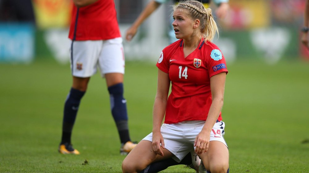 Women's football without shape