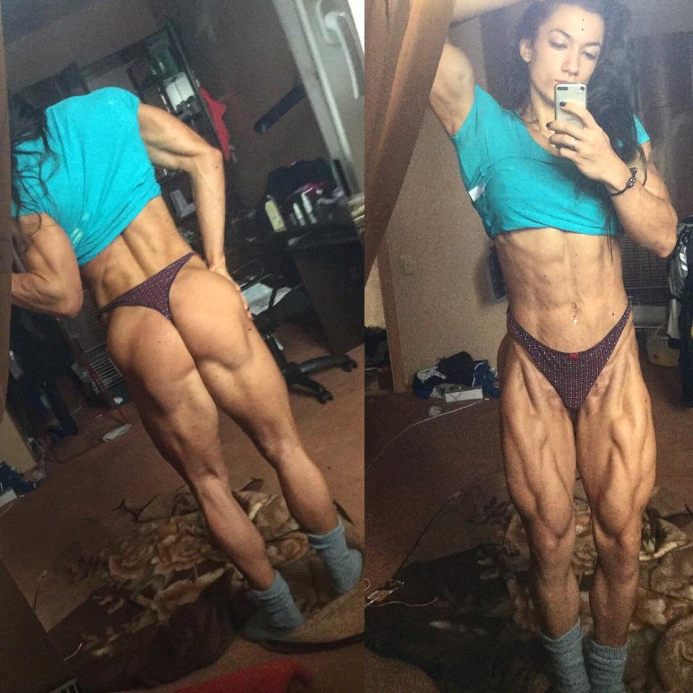 Valentina Mishina Bodybuilding before and after