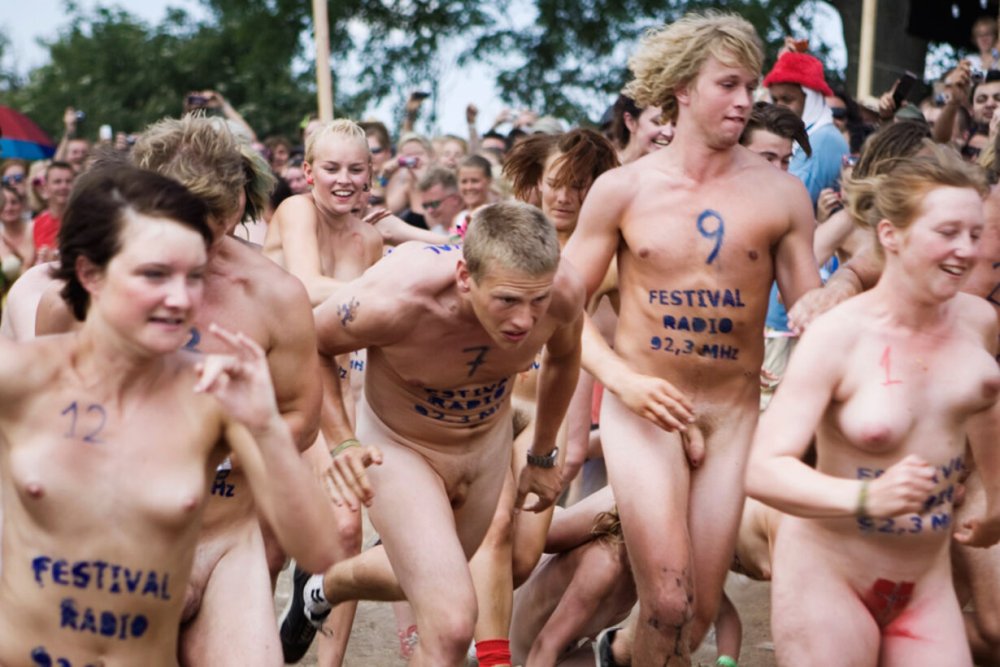 Roskilde Festival 2008 (Denmark) Naked women