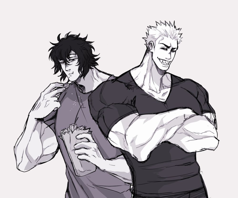 Kangan Asura and Baki fighter