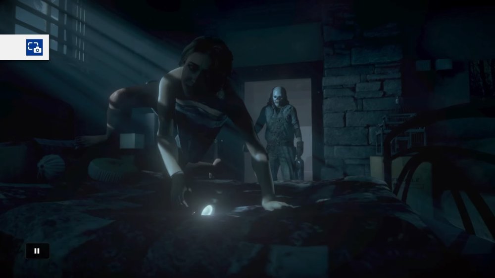 Until Dawn Sam without a towel