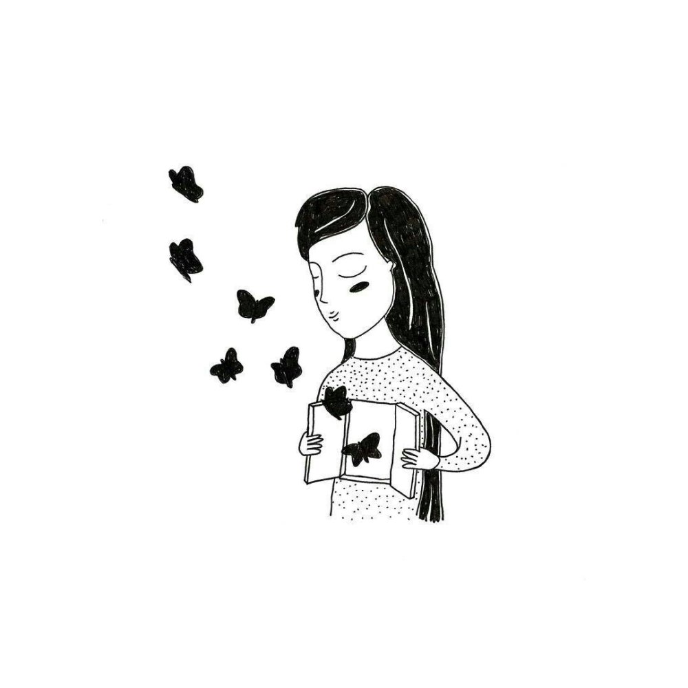 Black and white drawings for sketching light