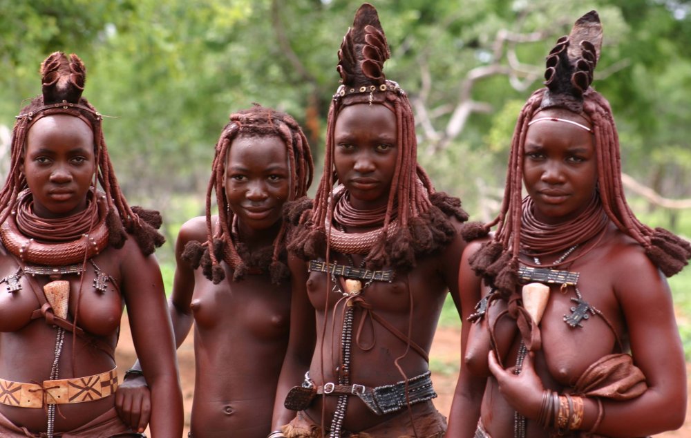 African peoples are naked