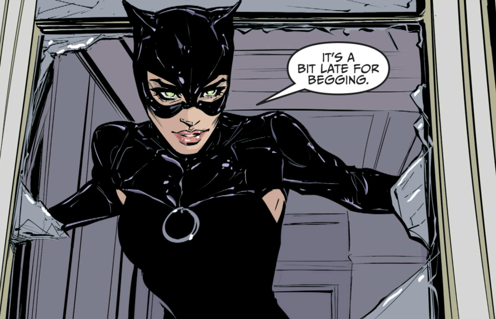 Bruce Wayne and Selina Kyle Art