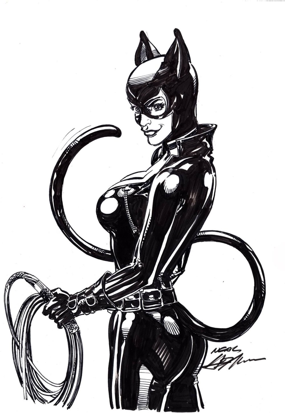 Selina Kaylail in a dress