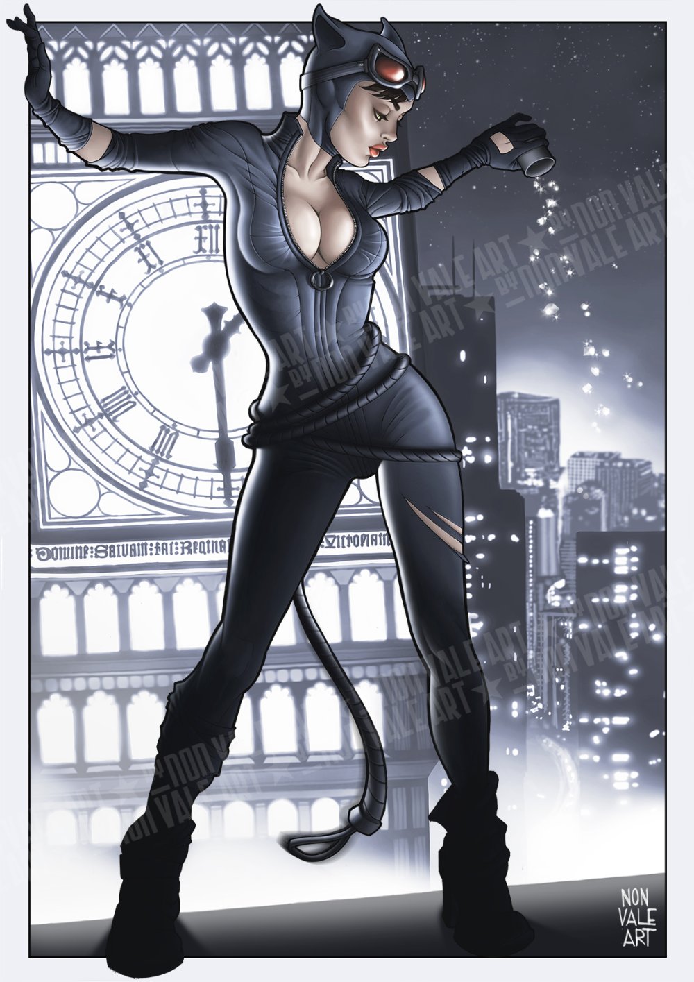Selina Kyle woman-cat anime
