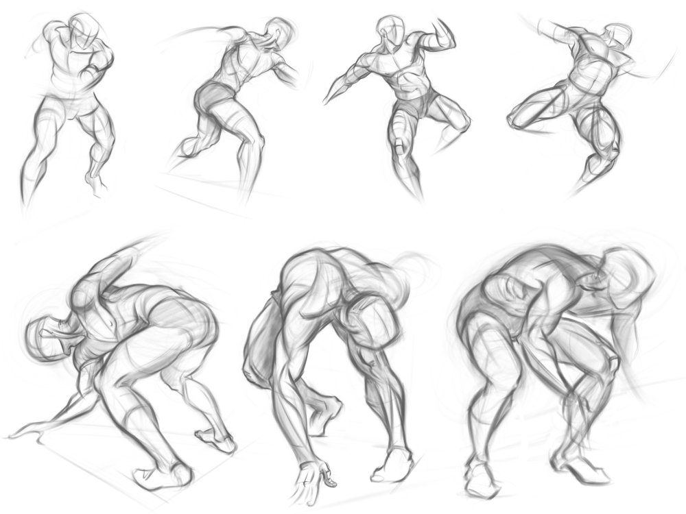Thinking Pose Reference