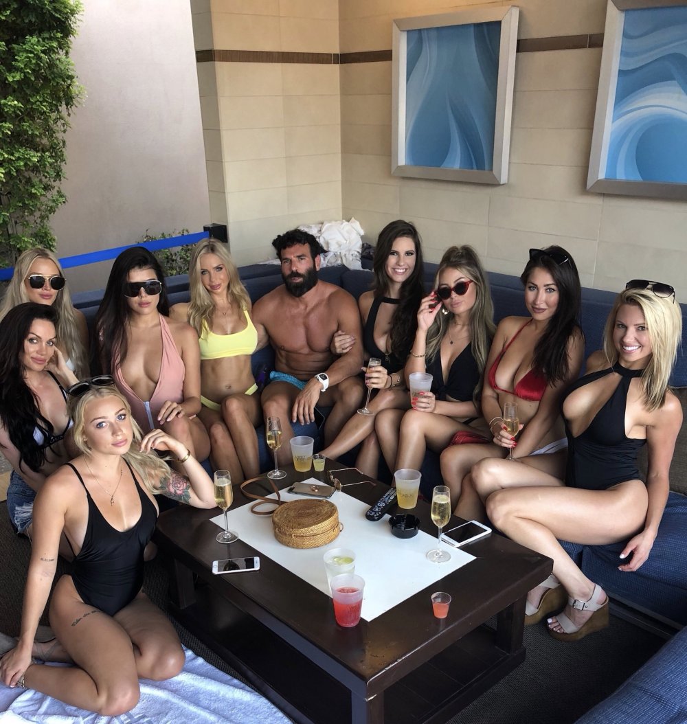 Dan Bilzerian in the pool