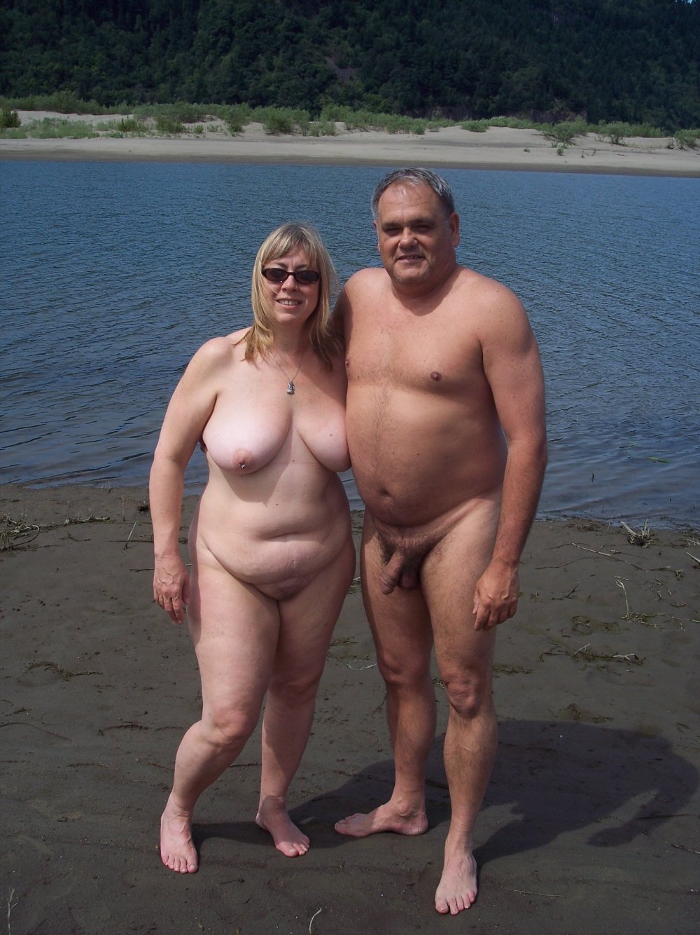 Naked elderly couples