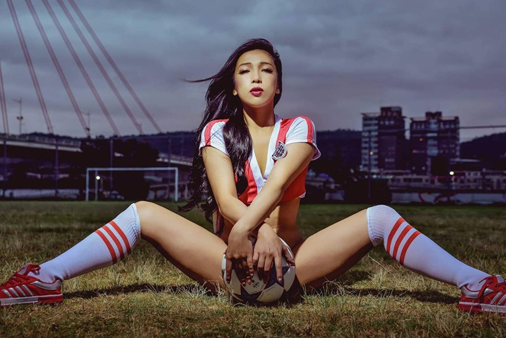Naked football players of the US national team