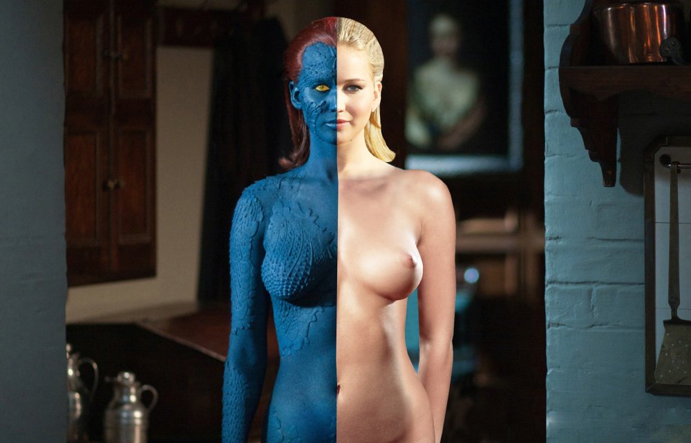 Jennifer Lawrence Naked in the film