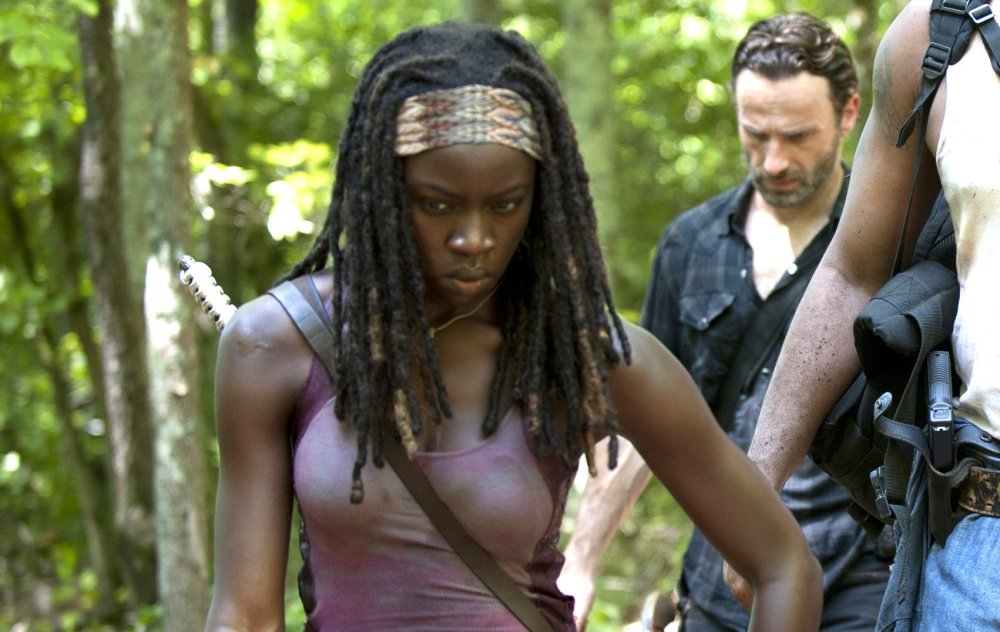 Danai Gurira bed scene