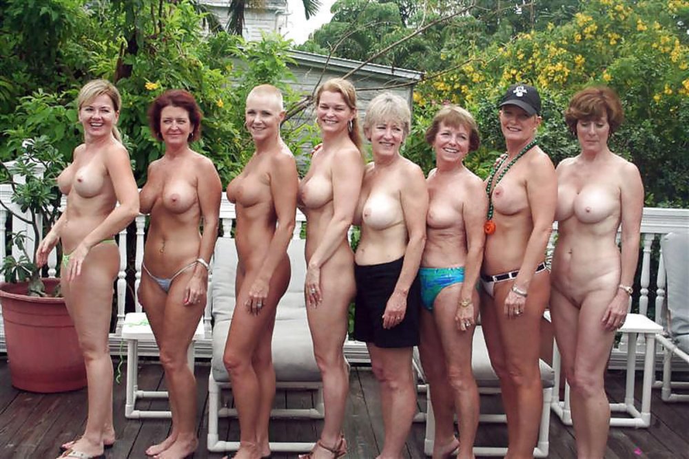 Older women undress