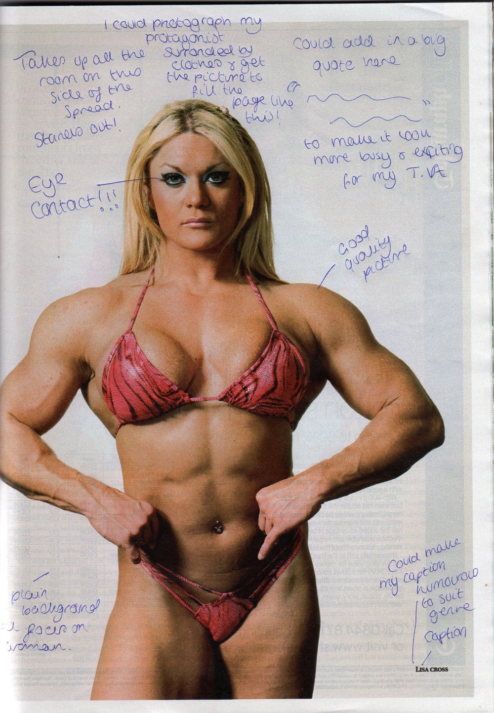 Lisa Cross bodybuilding 2020