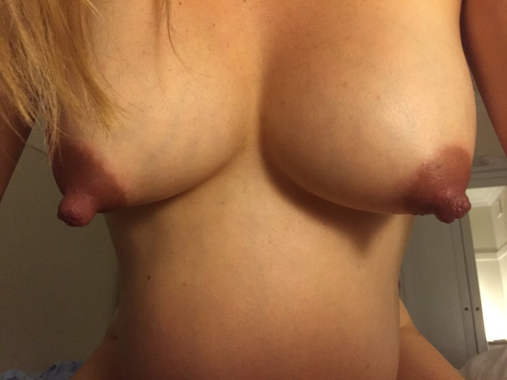 Pregnant with long nipples