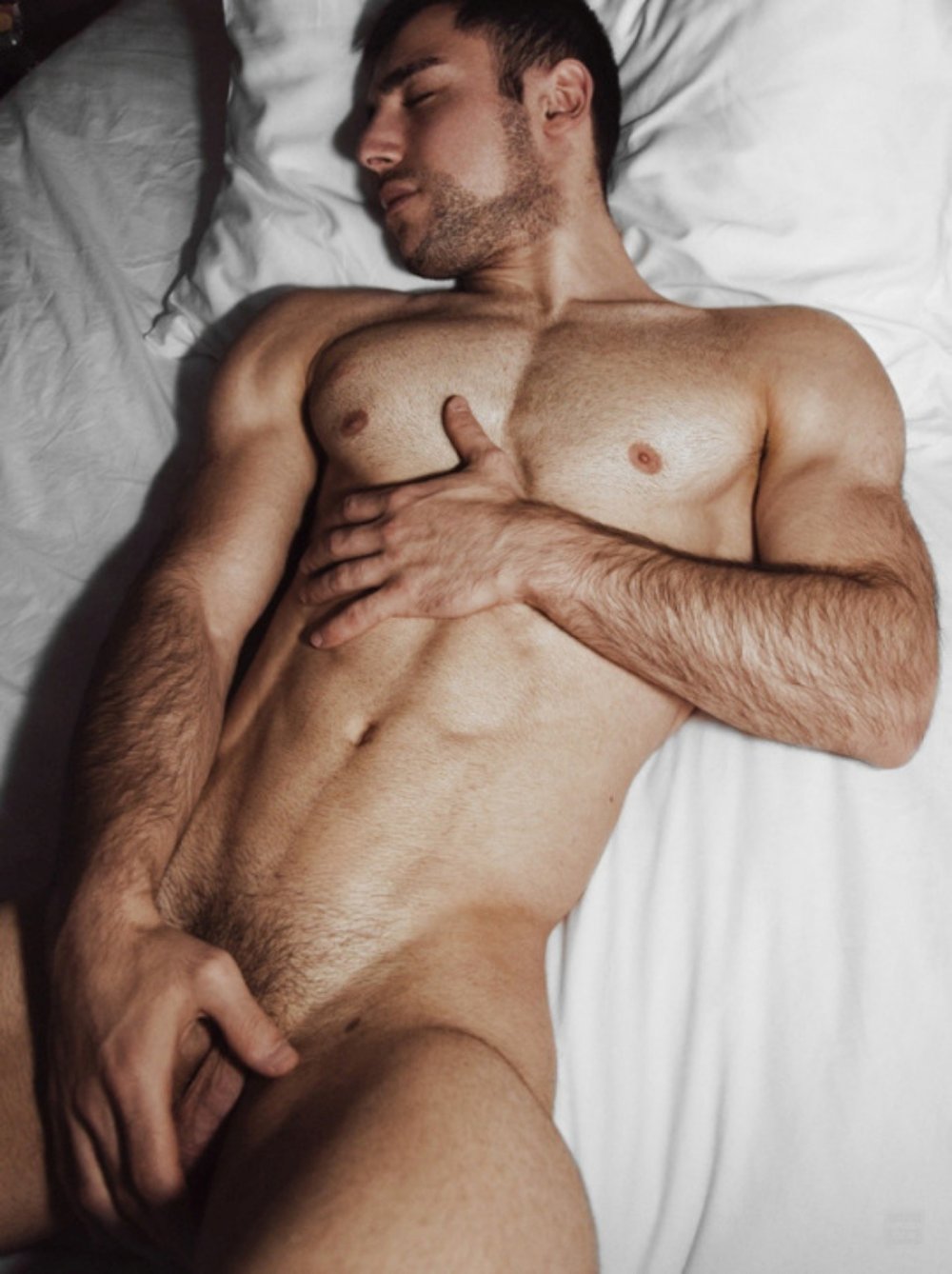 Naked men without panties