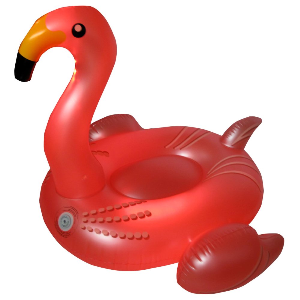 Circle of inflatable Pink Flamingo
