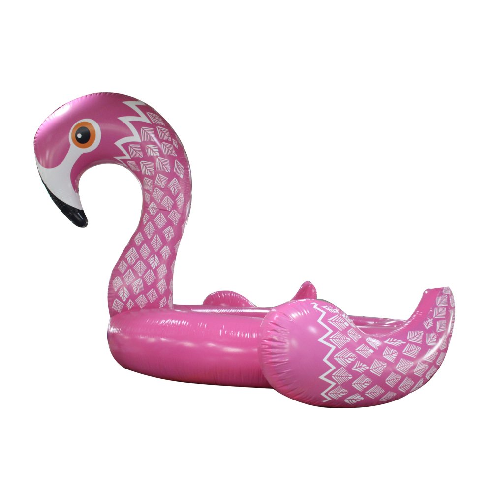 Inflatable flamingos for 10 people