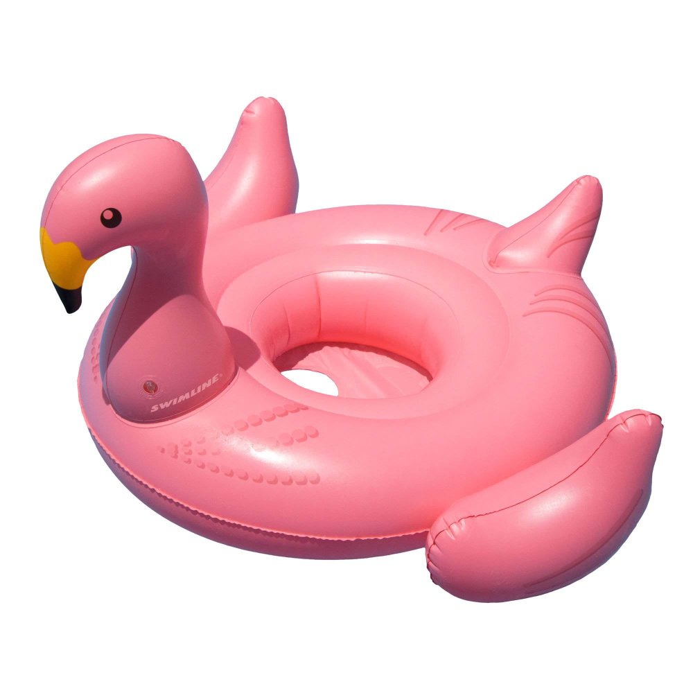 Inflatable flamingos joke