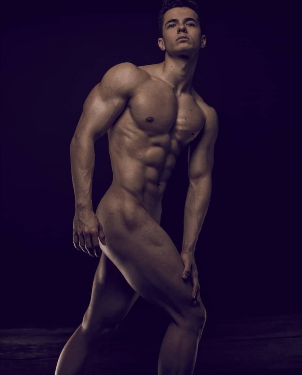 Photoshoot of naked men