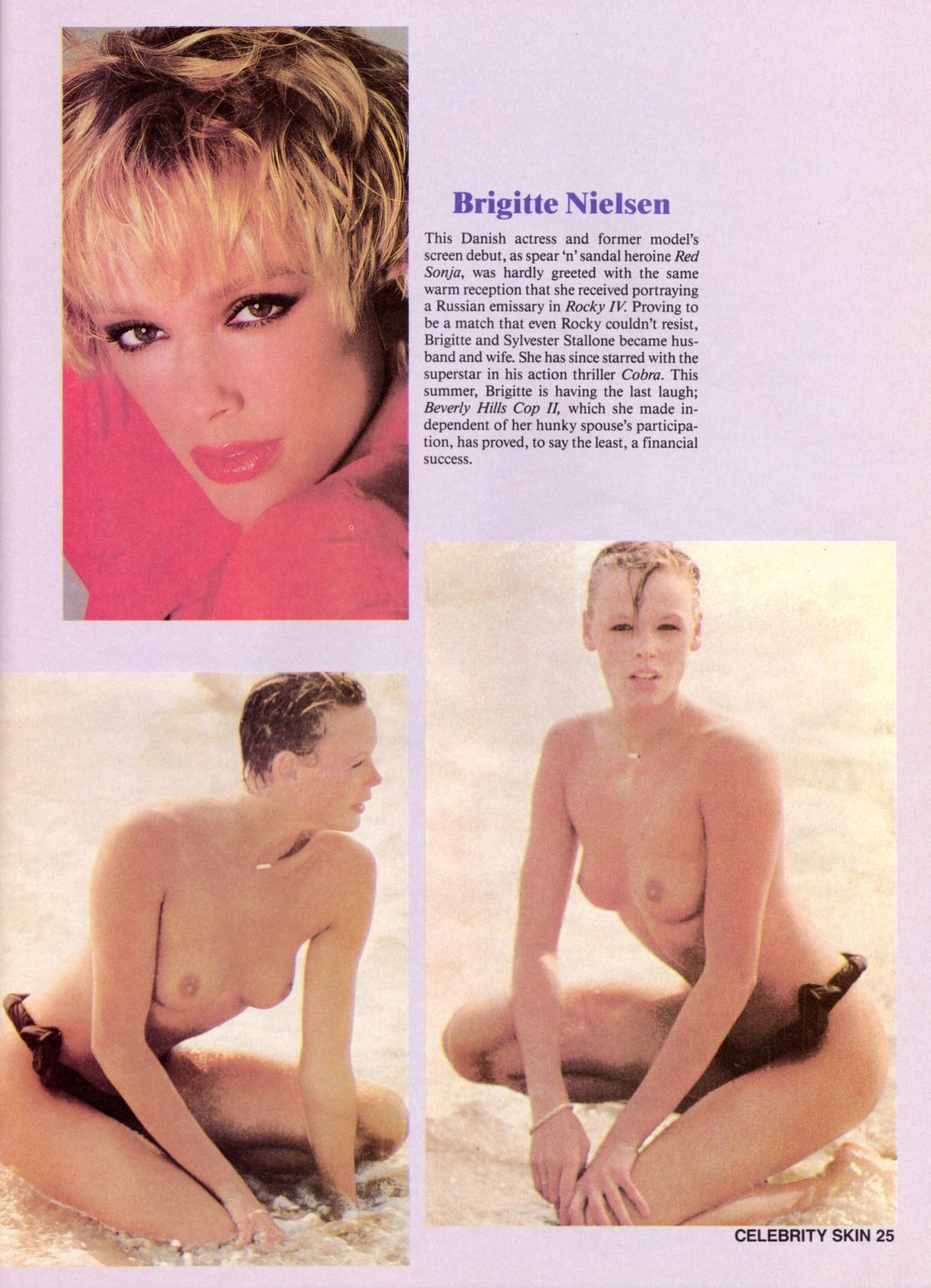 Bridget Nielsen in your youth nude