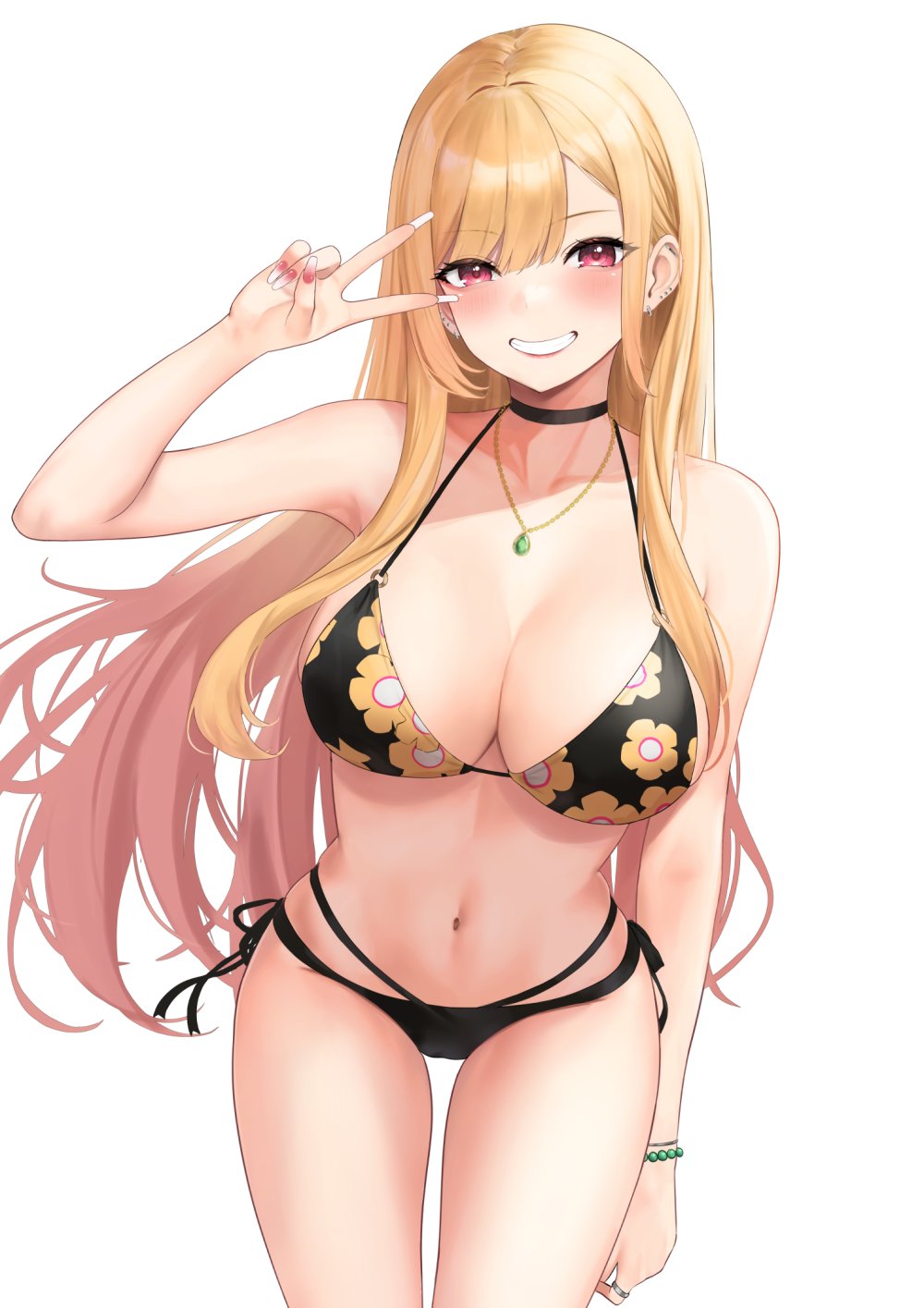 Marin Kitagawa in anime swimsuit