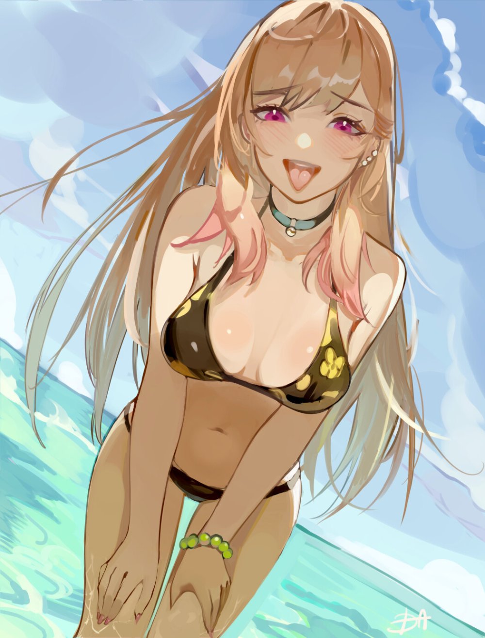 Marin Kitagawa in anime swimsuit