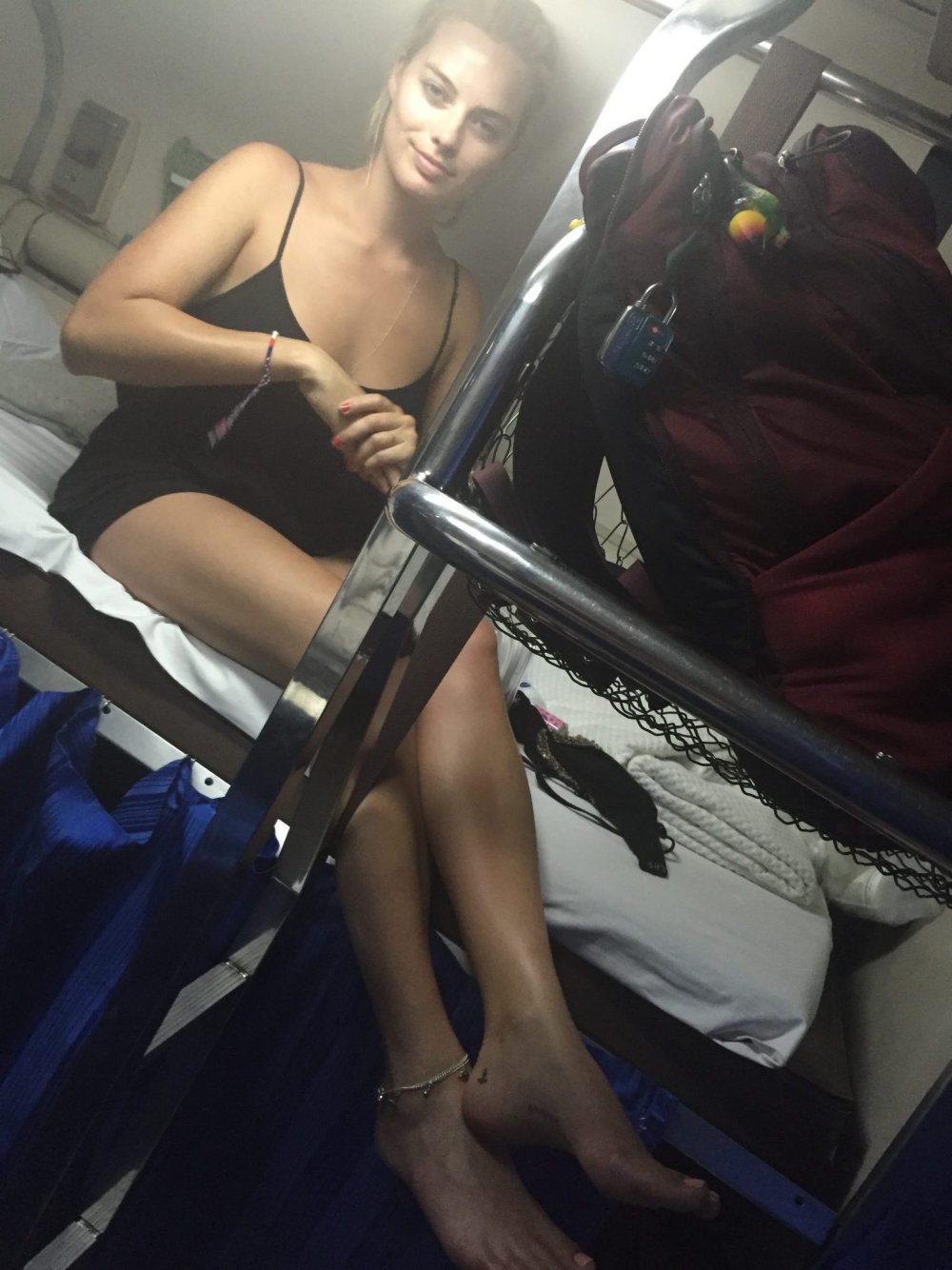 Sexy girls in the train