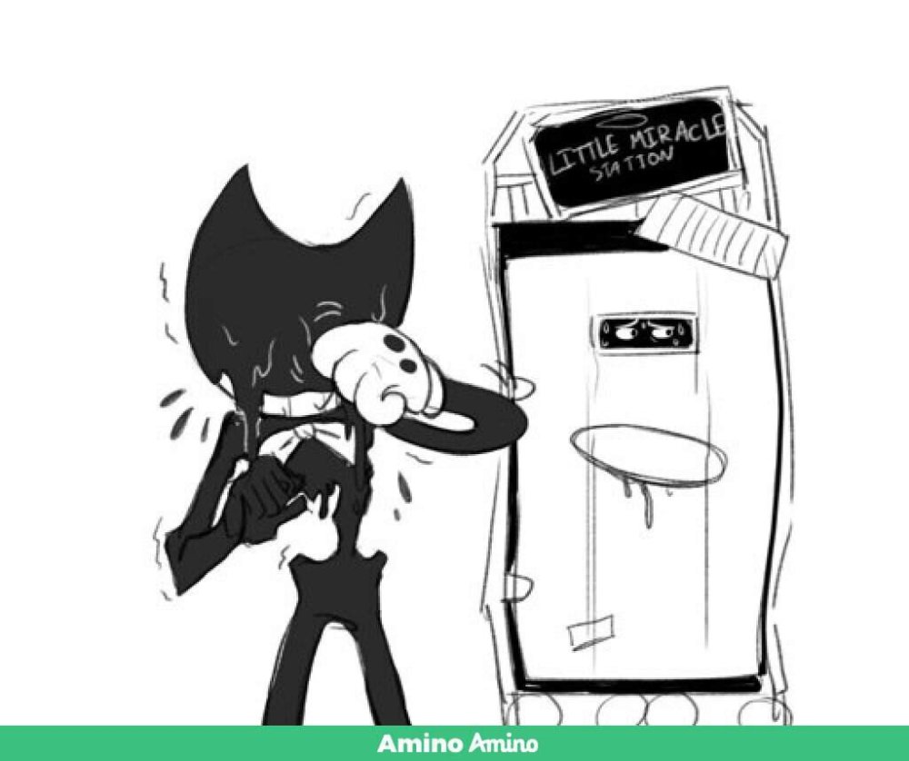 Bendy and Henry Kiss