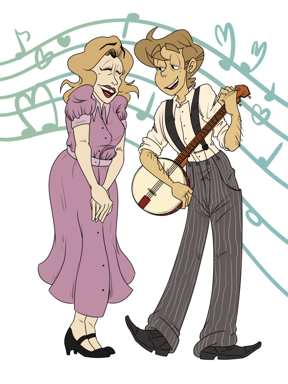 Sammy Lawrence and Susie Campbell