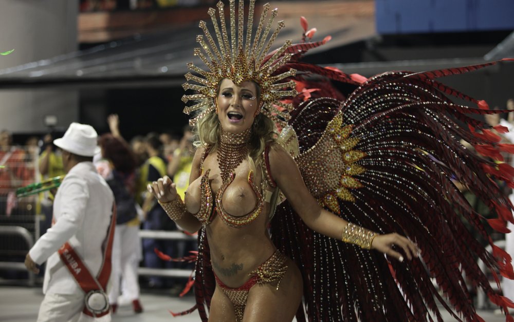 Naked carnival Brazil 1986