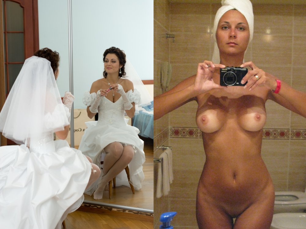 Selfie private nude bride