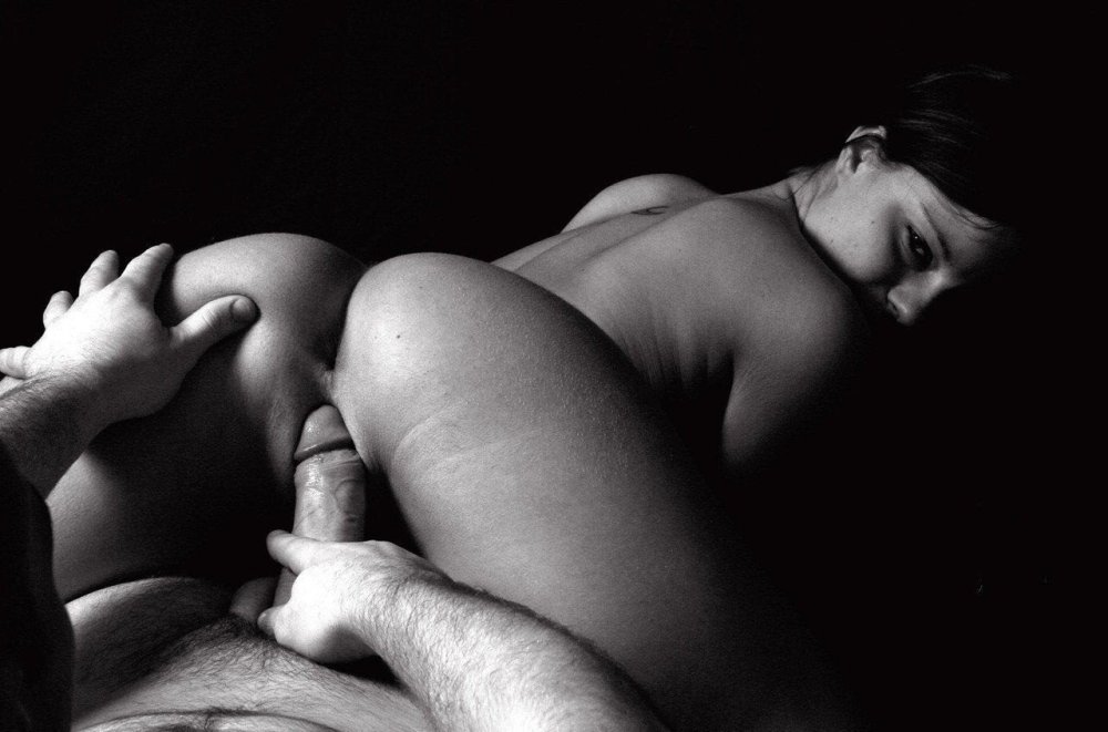 Beautiful anal black white