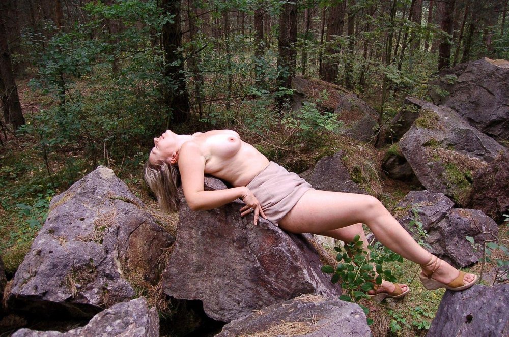 Mature beauty in the forest