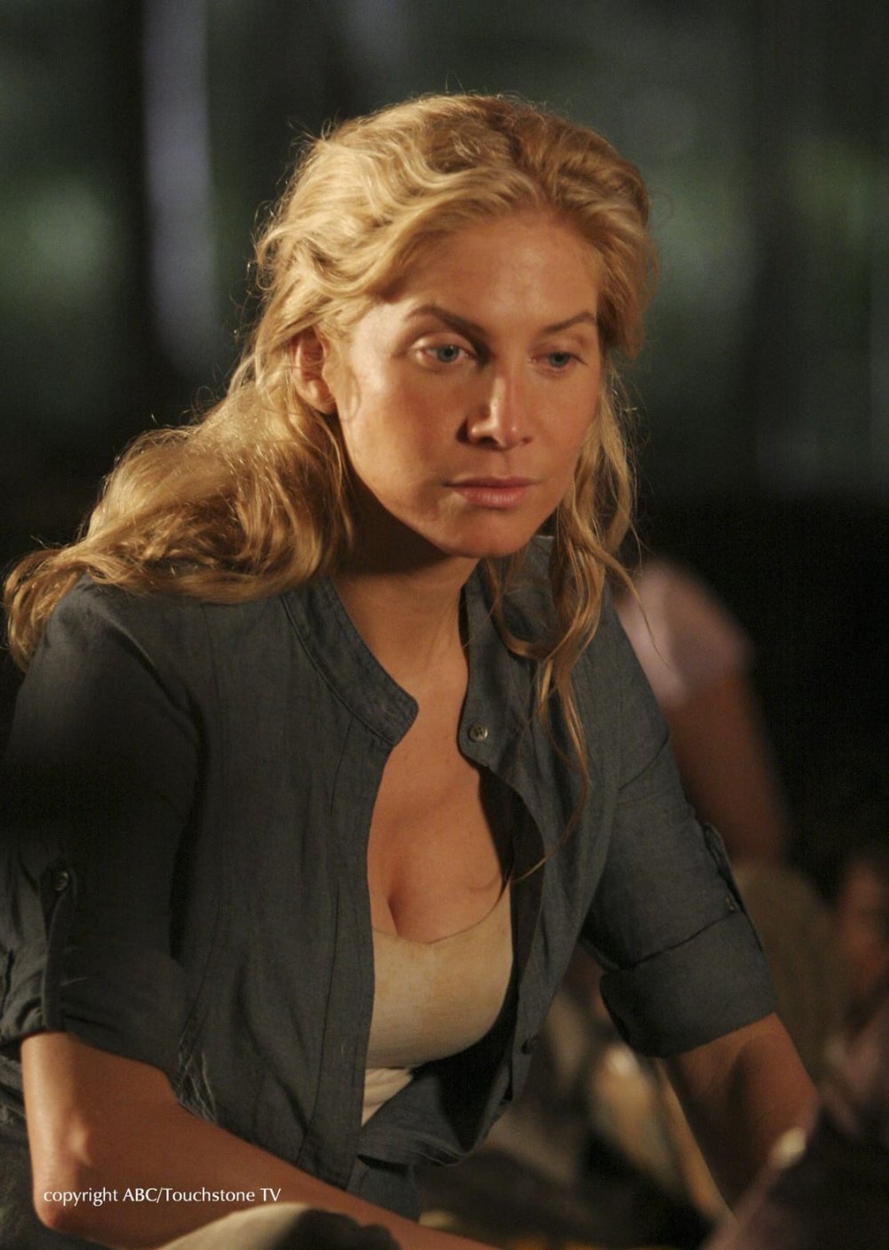Elizabeth Mitchell in a swimsuit