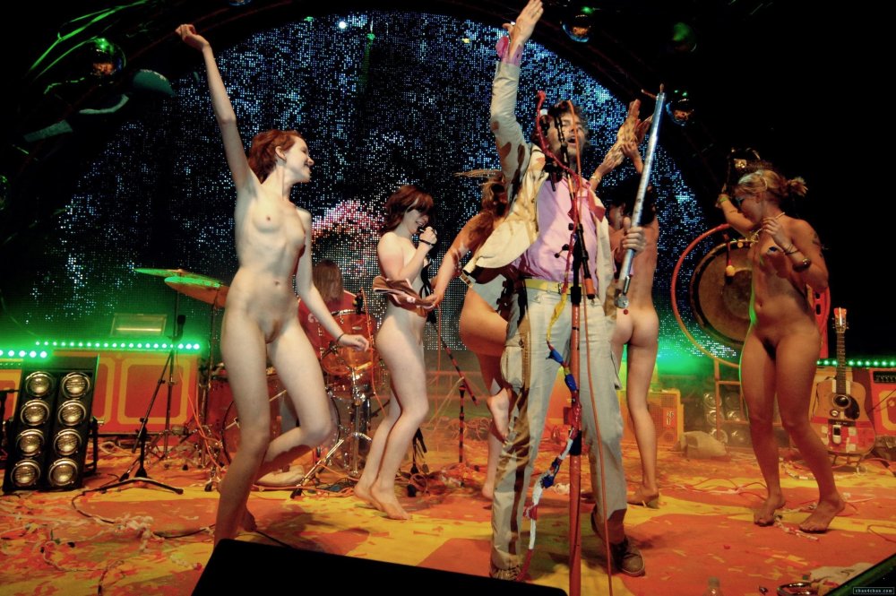 Naked women at the festival