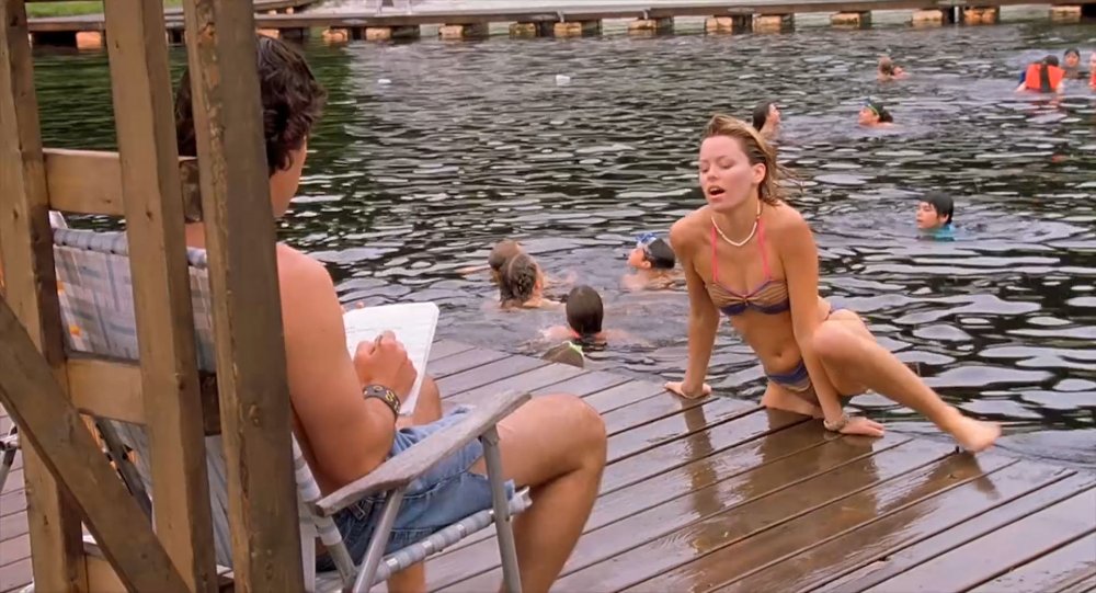 Elizabeth Banks in a swimsuit