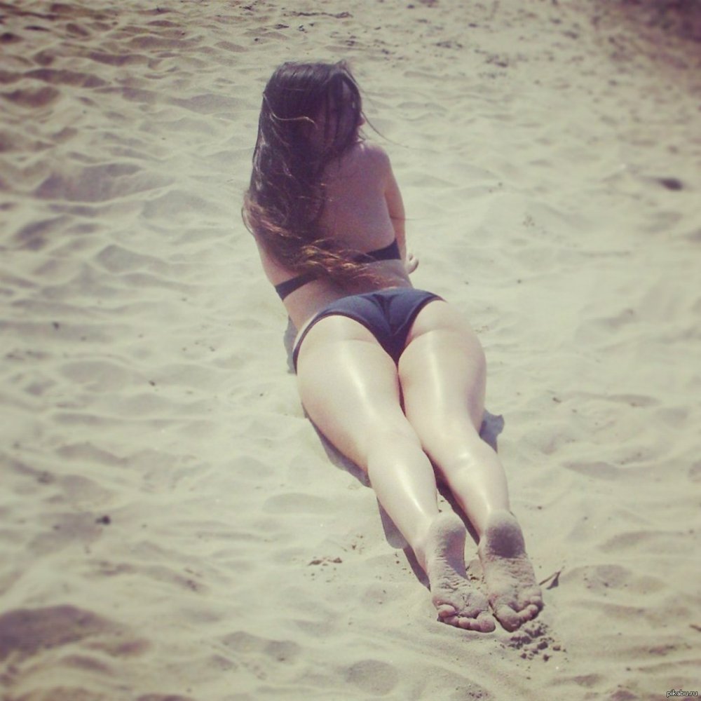 Girl and raging sea