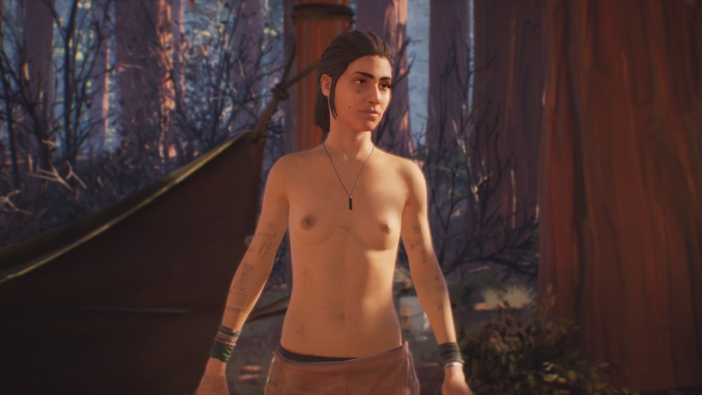 Beautiful naked female body