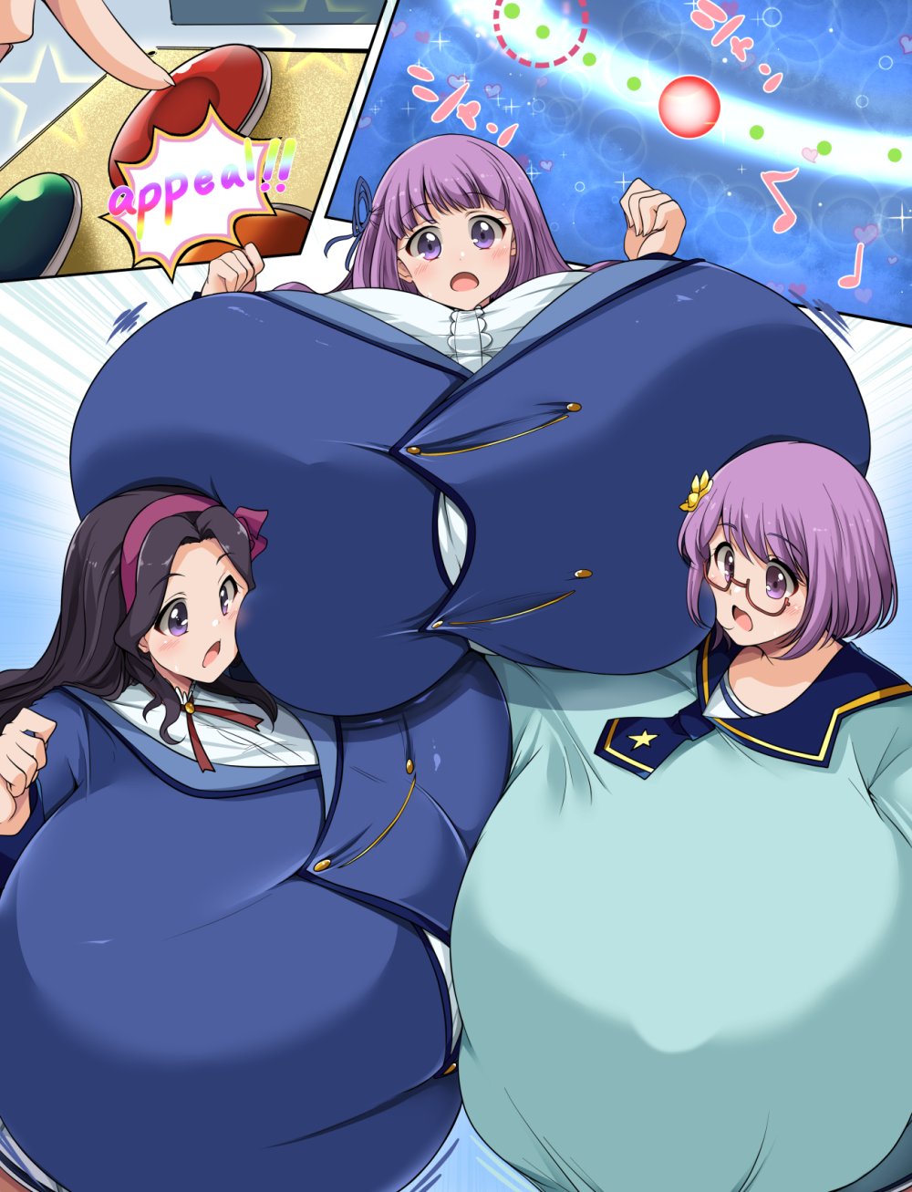 Giantess with big breasts