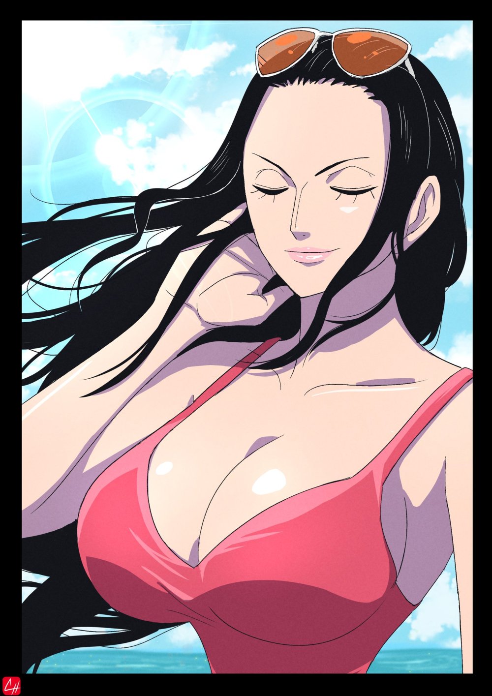 Nico Robin in a lifchik