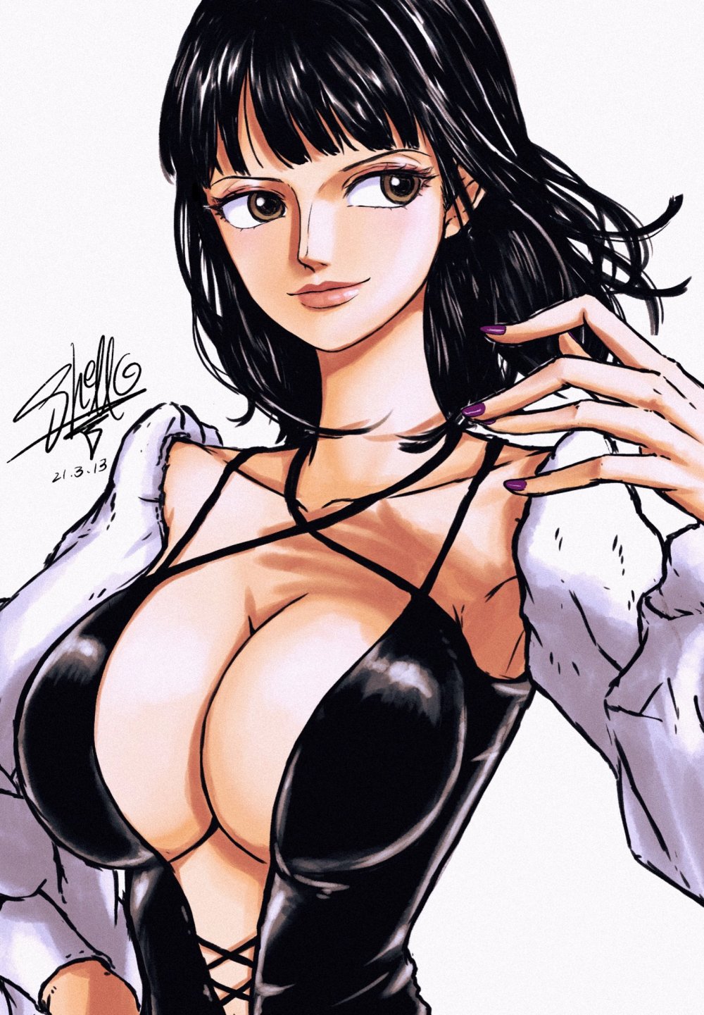 Boa Hankok and Niko Robin